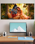 Radha & Krishna | Devotional Poster | 3 Piece Set